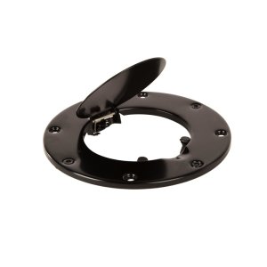 Jeep Wrangler Fuel Tank Door - Rugged Ridge - Non-Locking - Black - `97-`06